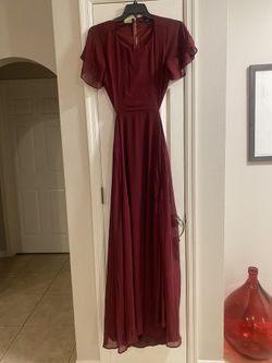 Burgundy Formal Dress