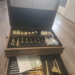 Retroneu Gold Plated Silverware Set