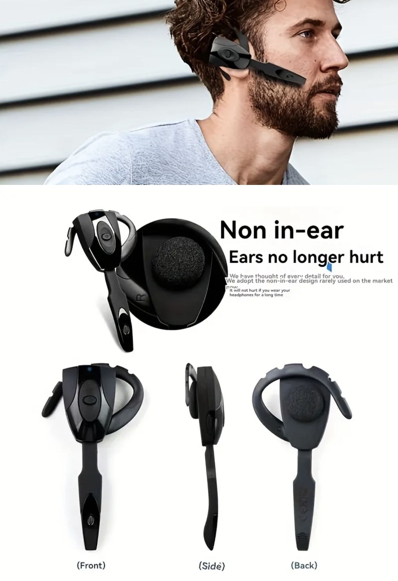 Bluetooth 5.0 Headset – Earie LED Rechargeable Microphone Wireless BluetoothBluetooth