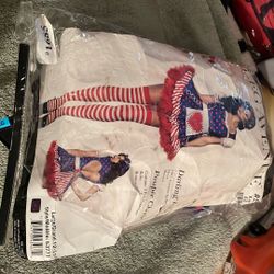 Halloween costume raggedy adult size large