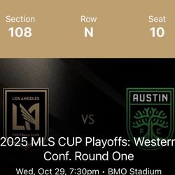 LAFC VS AUSTIN PLAY OFF