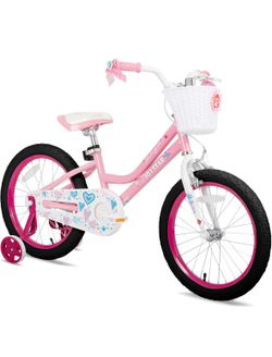 Girls Bike  With Training Wheels 
