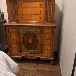 Antique Wooden Sideboard 