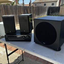 Receiver Speakers and Subwoofer 