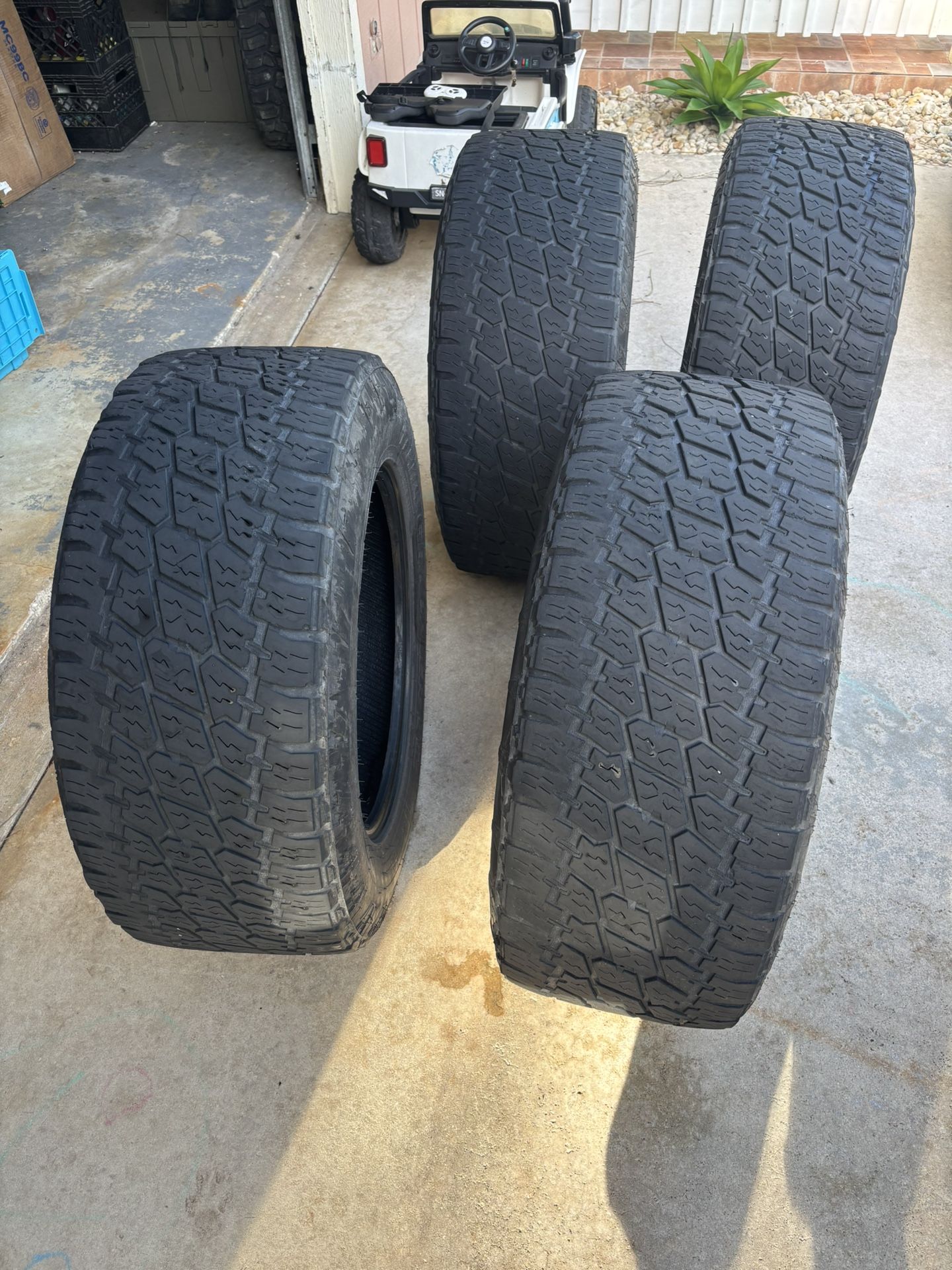 4 used NITTO TERRA GRAPPLER