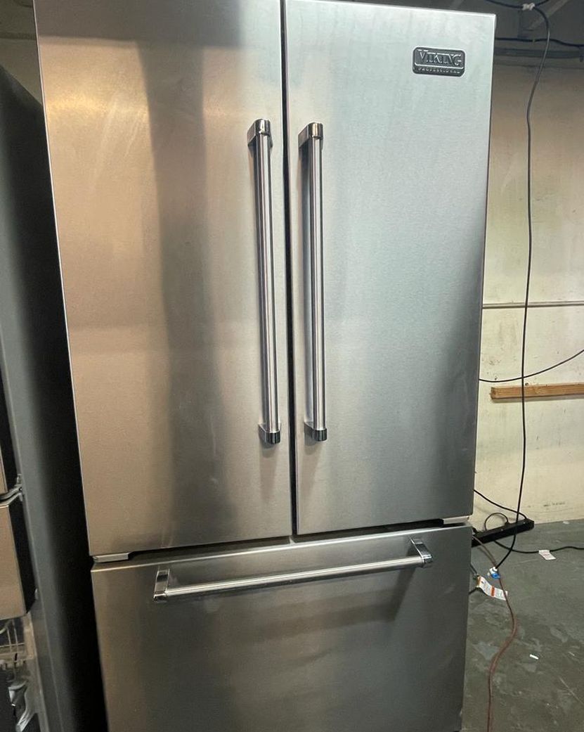 Viking 3 Door Stainless Steel Fridge

