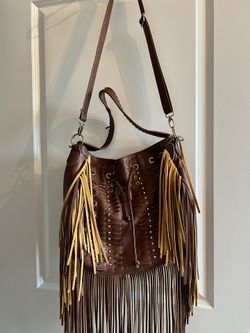 Fringe Purse (camel Color) 