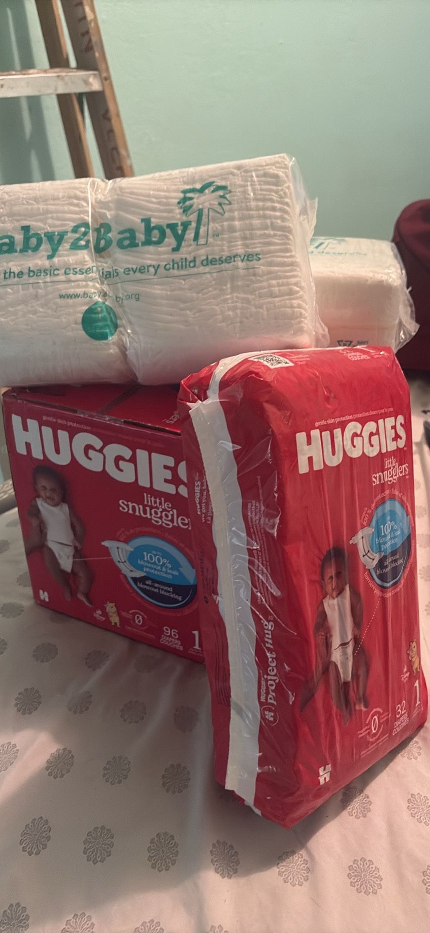 HUGGIES & BABY 2 BABY DIAPERS