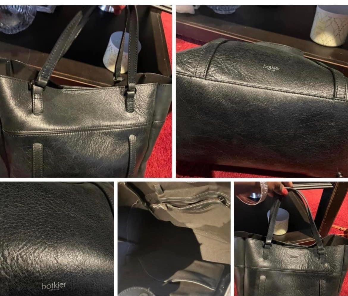 Boktier All Leather Med Bag