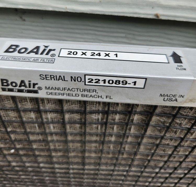 Bo Air Washable Furnace Filter