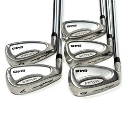 Tommy Armour Vault 845 Iron Set 6-PW Stiff Flex Steel Shaft Left Handed Set LH