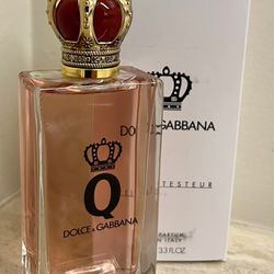 Dolce&Gabbana Q Queen for Women Eau de Parfum 3.3 Fl. Oz. 100 Ml. Tester Bottle