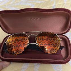 Gucci Skull Lens Glasses