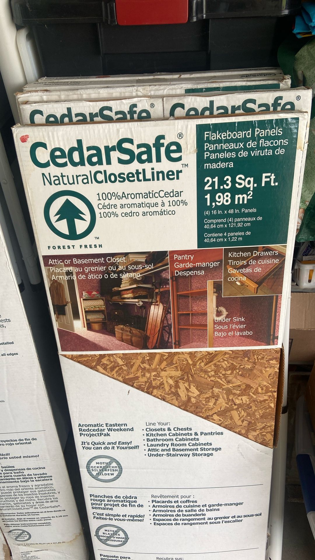 Cedar closet/shelf liner