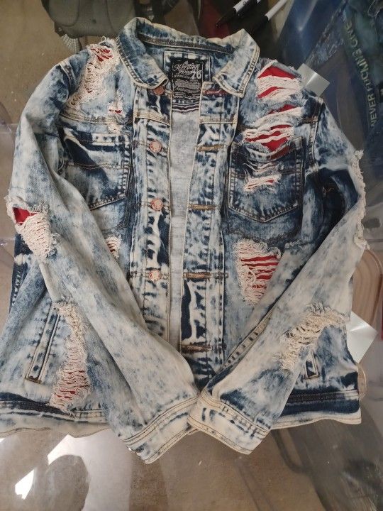Distressed Jean Jacket