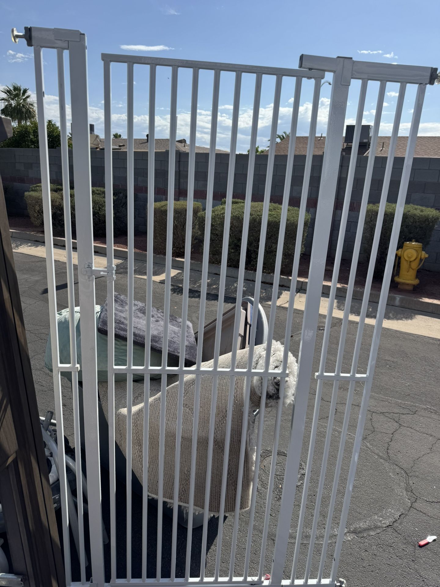 White 71 Extra Tall Pet Gate 