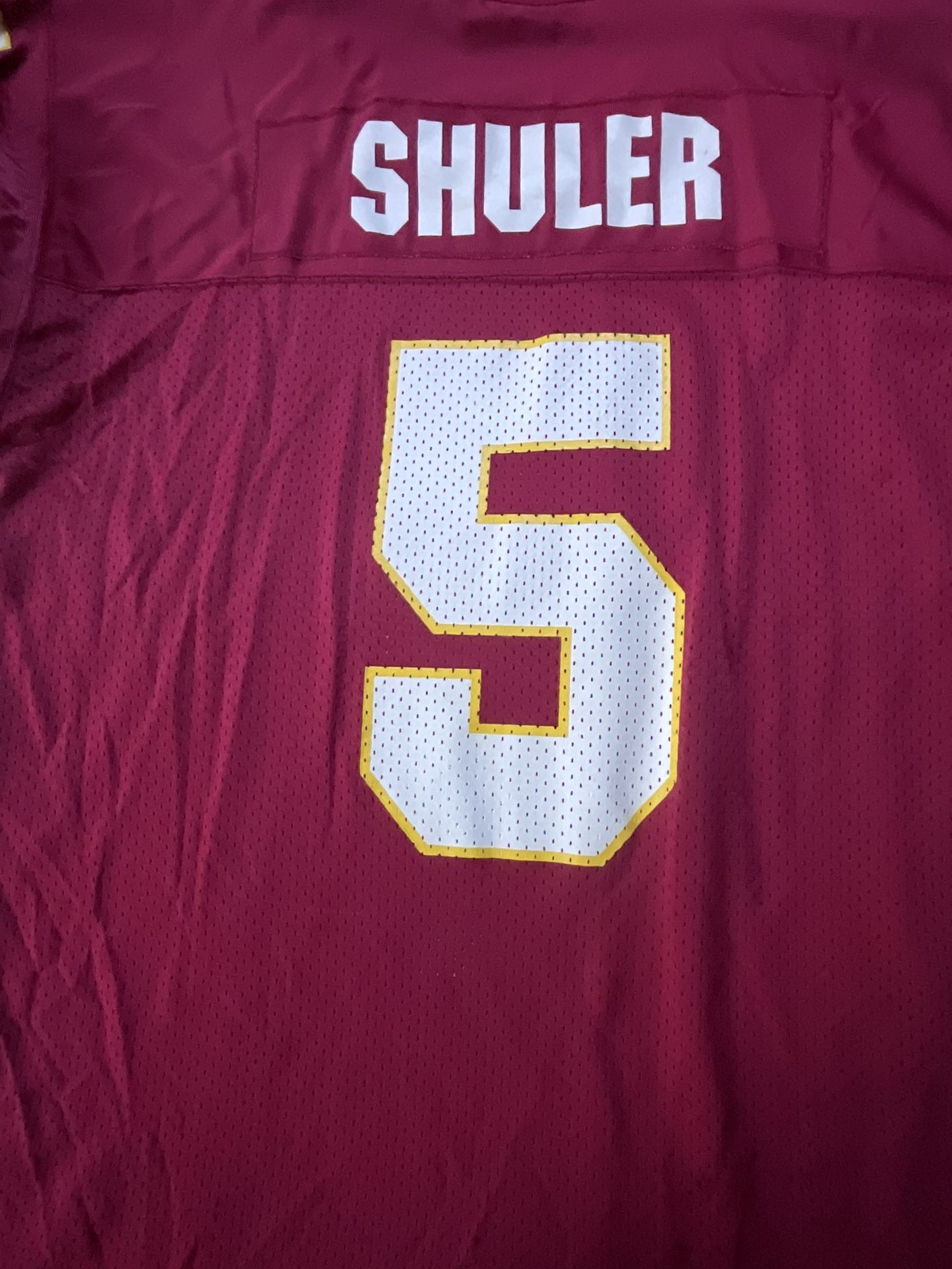 Washington Redskins Vintage Heath Shuler Starter Jersey XL Burgundy