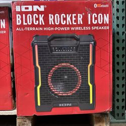 ION Block Rocker All-Terrain High Power Wireless Speaker Brand New In Box