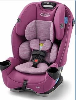 Graco Slimfit 3-in-1 Convertible Car Seat, Sydney 3 Modes of Use: Rear & Forward-Facing Harness and Highback Booster; Slim Design, Adjustable Headrest