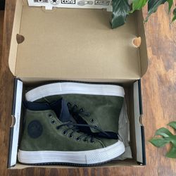 New Unisex Green High Top Converse 