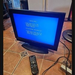 19 Inch LCD Tv Works Good Come With Remote Control 