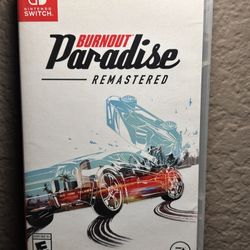 I’m asking$25for burnout paradise for the Nintendo switch concert the original case no deliveries