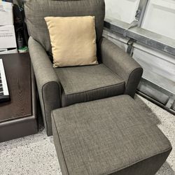 Chair & Ottoman