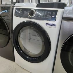 New Electrolux - 8.0 Cu. Ft. Stackable Electric Dryer with Steam and Balanced Dry - White