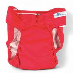 Paw inspired Dog diaper Hot pink size medium