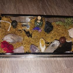 Crystal Garden! All Items Attached To Mirror 