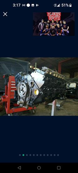 5.7 - 350 Pre Vortec Marine Remanufactured Long Block Engine
