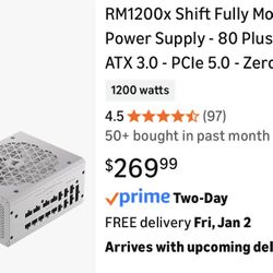 Corsair RM1200x Power Supply