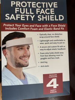 Protective face shield 