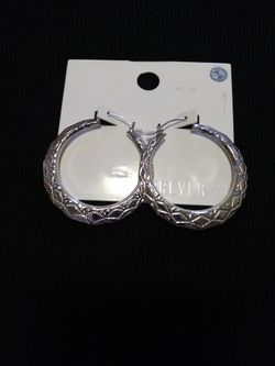 Silver Pierced Earrings
