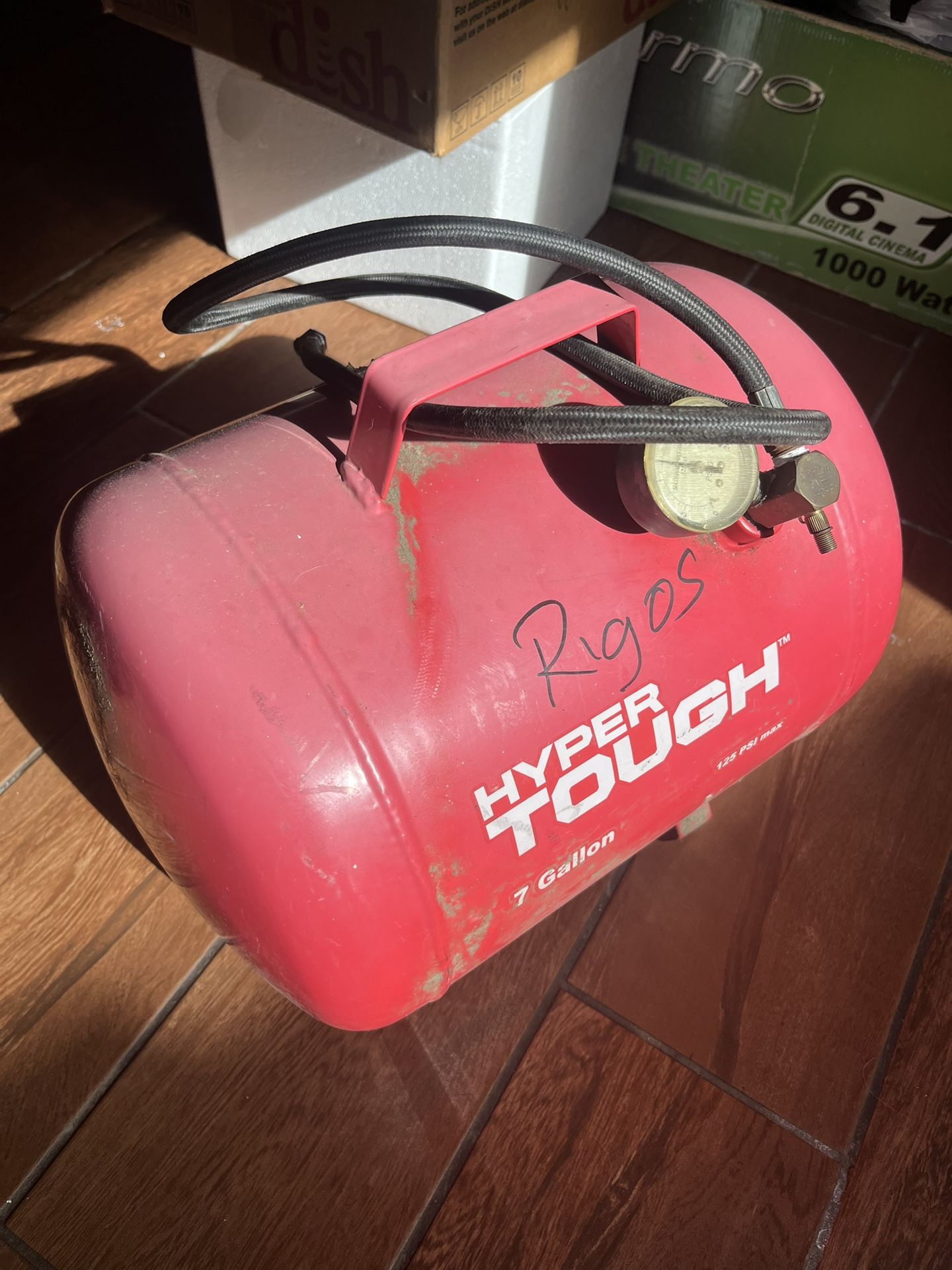 Hyper Tough 7 Gallon Portable Air Tank 125psi
