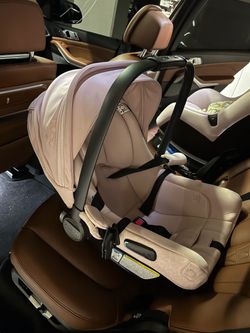 Nuna pink car seat