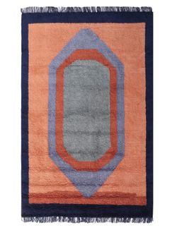 Revival Rugs / Presse – 8 x 10 – 100% Wool, Hand-Woven