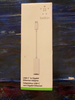 Belkin USB-C Gigabit Ethernet Adapter – New/Unopened