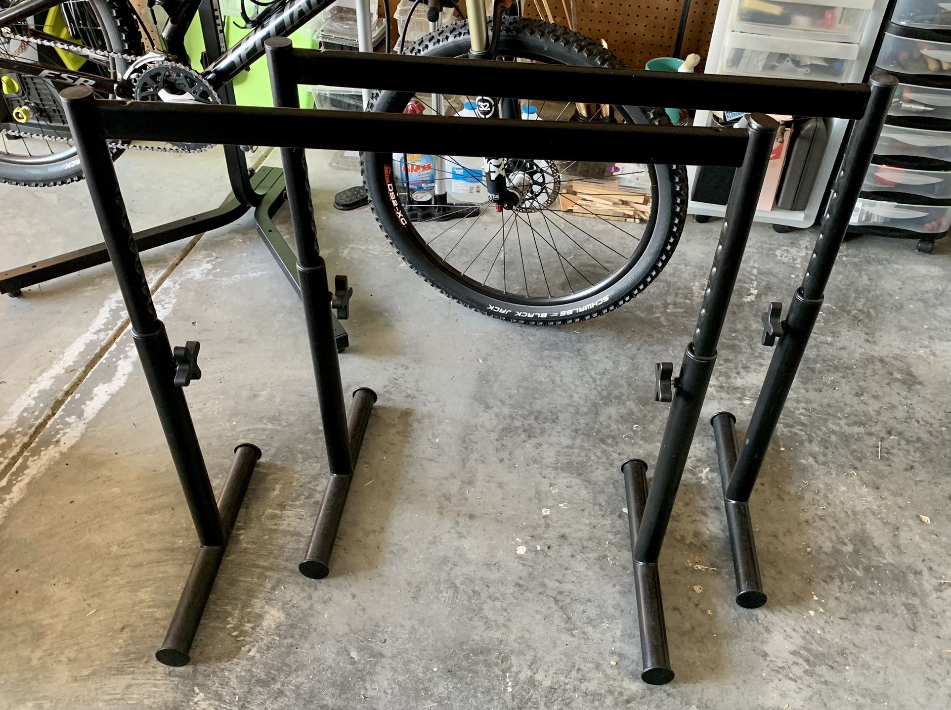 Trestle (Table Legs) Black, Height Adjustable