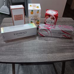 5 BRAND NEW BOTTLES OF PERFUME 