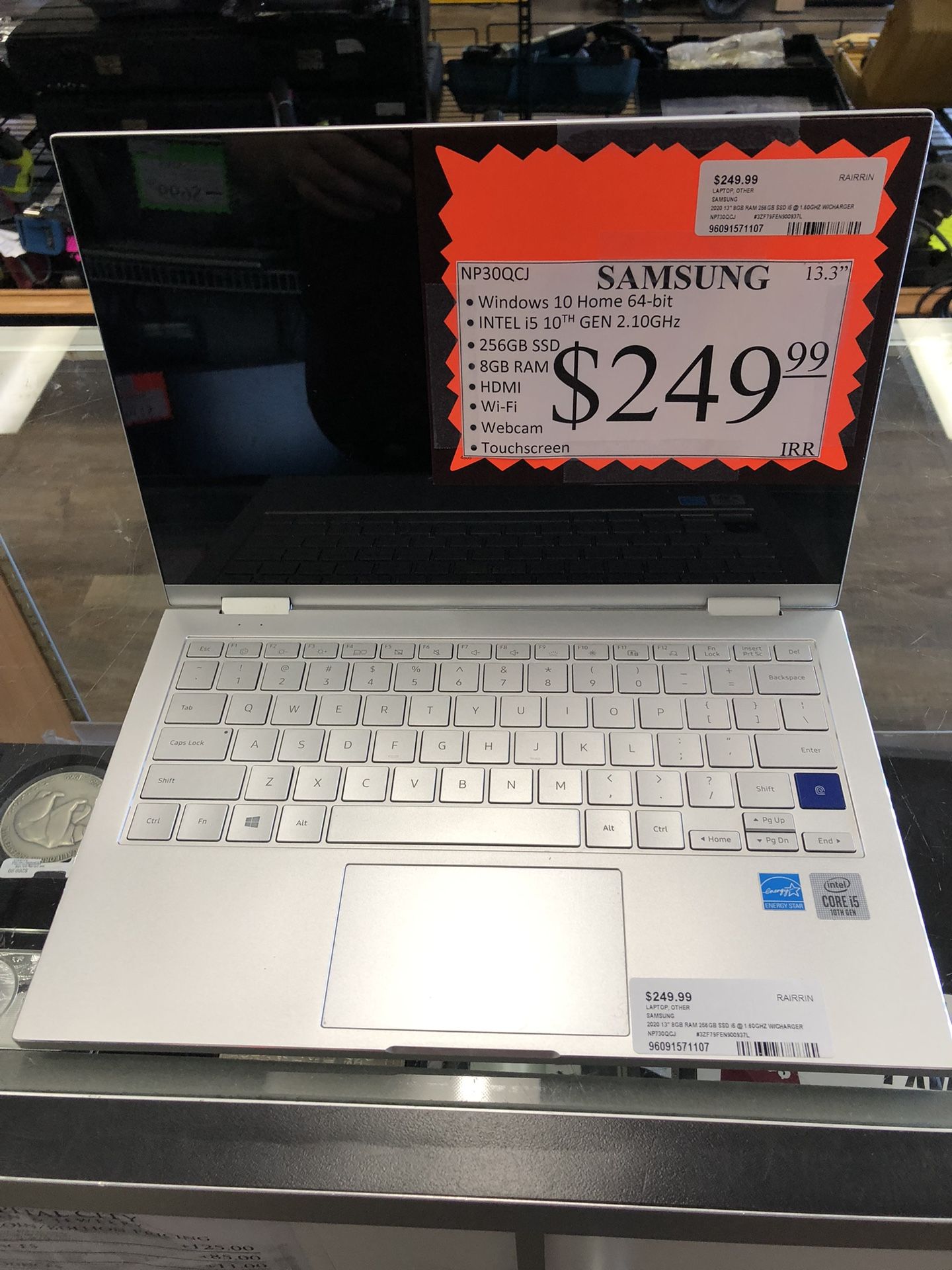 96091 Samsung NP30QCJ Window 10 Laptop 571107