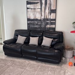Sofa Set leather 3 piece for sale !