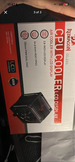 dual fan red dragon