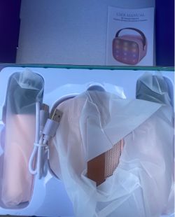 K1 Portable Karaoke Machine with Wireless Microphone