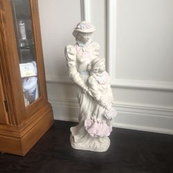 1988 Austin productions sculpture By Alice Heath Victorian “Women & Girl”