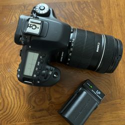 Canon EOS 80D DSLR Camera with 18-55mm Lens 