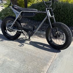 Super 73 ZX Silver Aluminum (61 MILES)——NO TRADES——