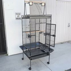 (NEW) $155 Large 68” Parrot Bird Cage for Parakeets Cockatiel Chinchilla Conure Cockatoo Lovebird Parakeet 