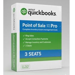 QuickBooks Point of Sale (POS) Pro 19.0 – 3 Users