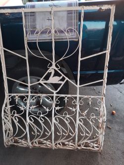 Stunning French Antique heavy iron Juliet balcony